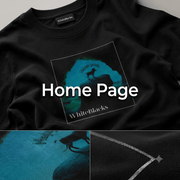 Oversized Graphic T-Shirts - WhiteBlacks