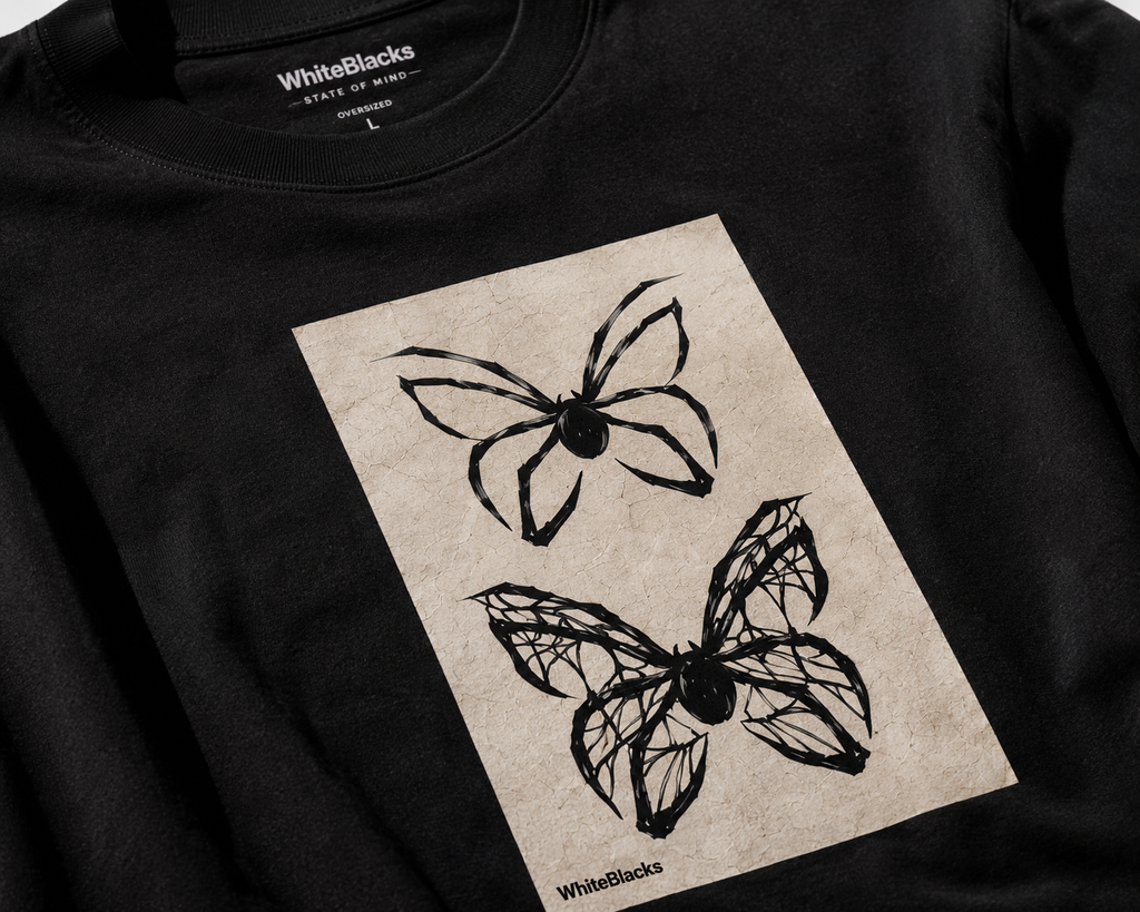 Black Widow Oversized Graphic T-Shirt