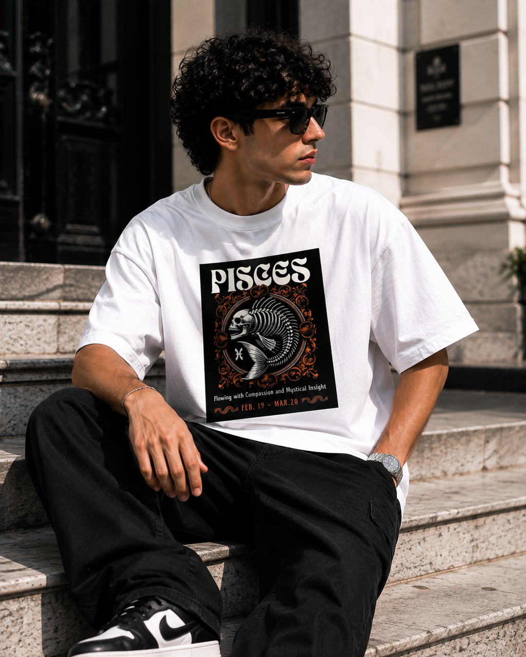 Pisces Oversized Graphic T-Shirt
