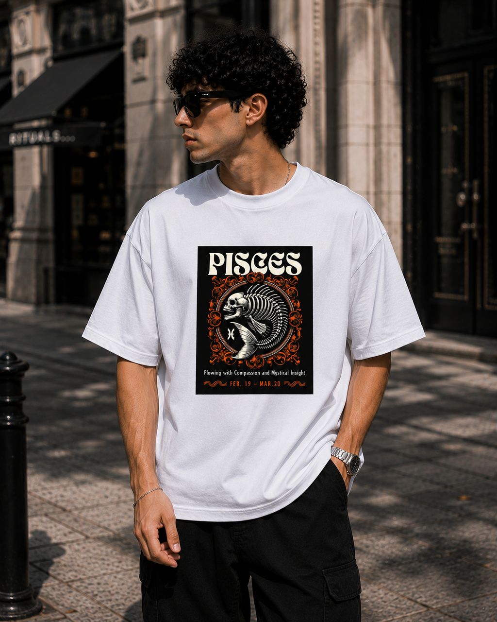 Pisces Oversized Graphic T-Shirt