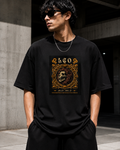 Leo Oversized Graphic T-Shirt | WhiteBlacks