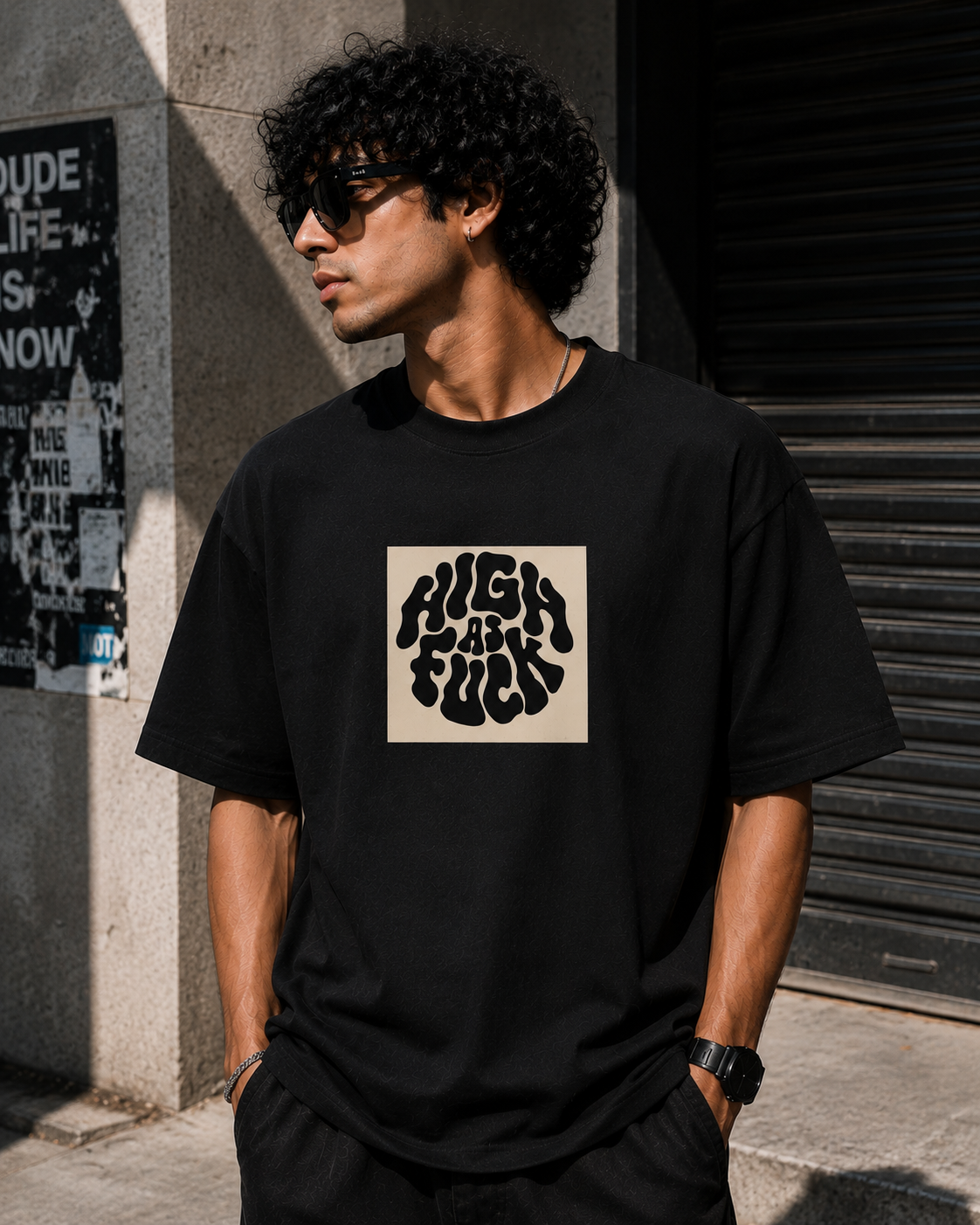 Hide and Seek Oversized Graphic T-Shirt