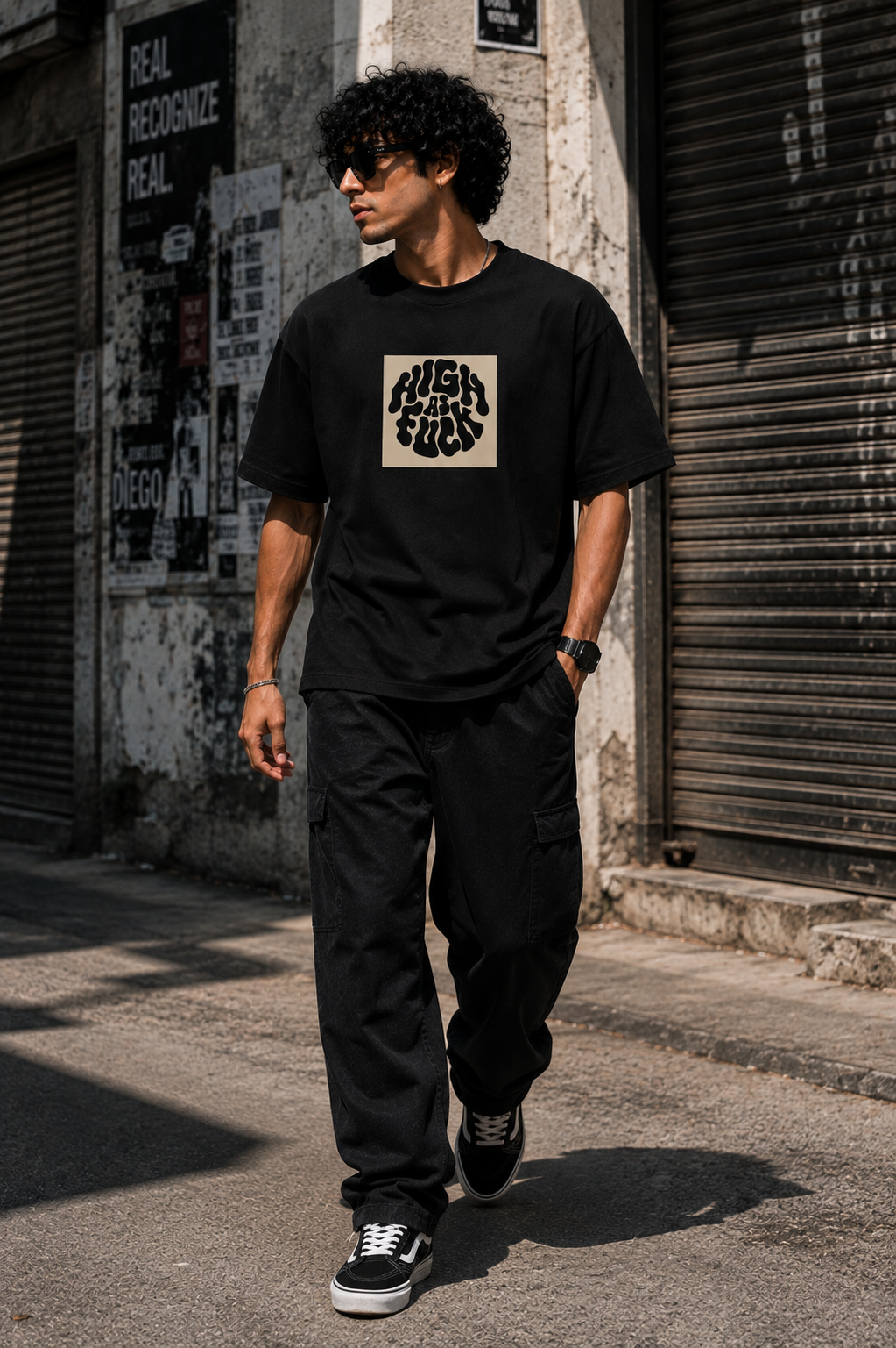 Hide and Seek Oversized Graphic T-Shirt