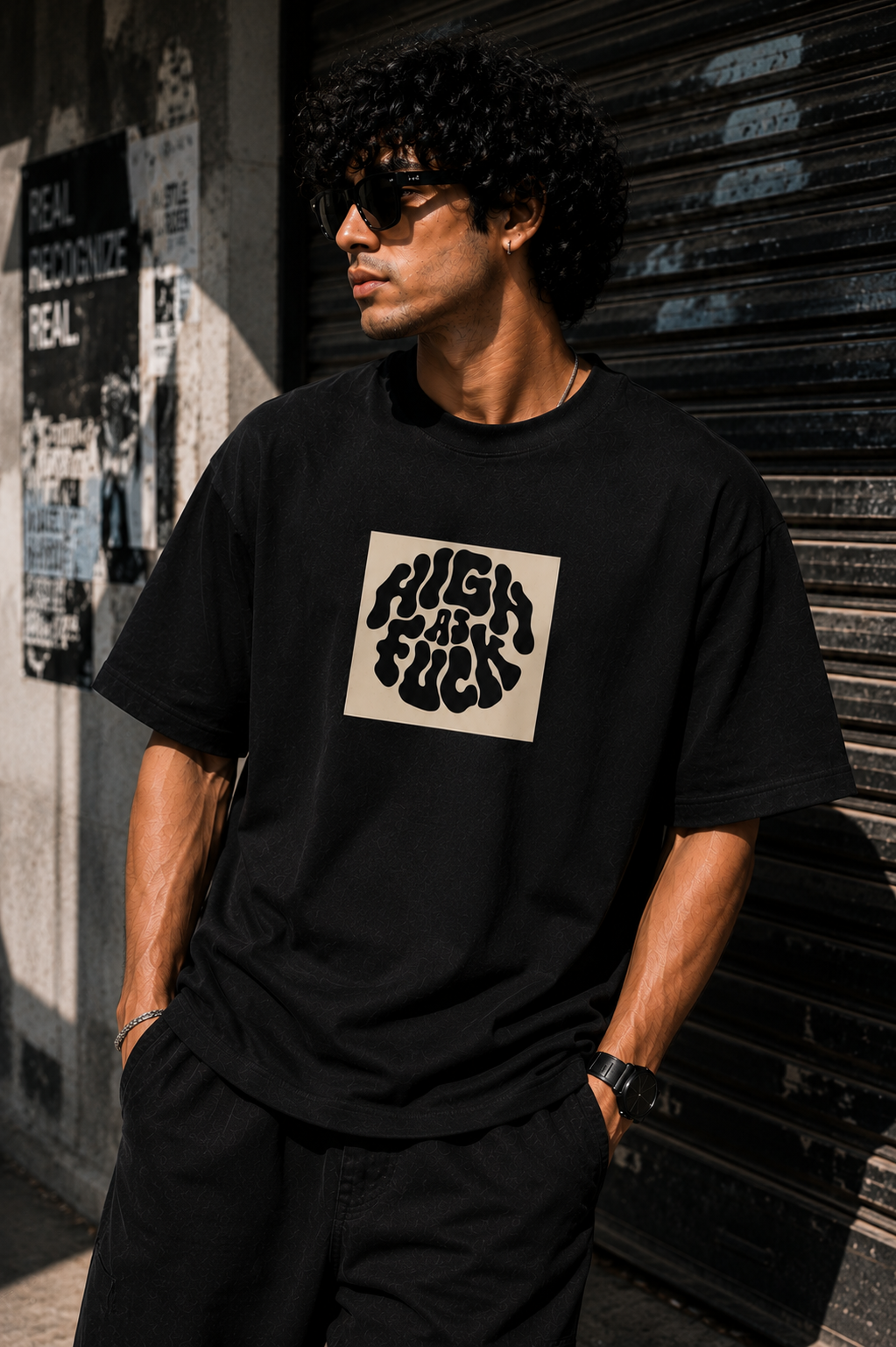 Hide and Seek Oversized Graphic T-Shirt