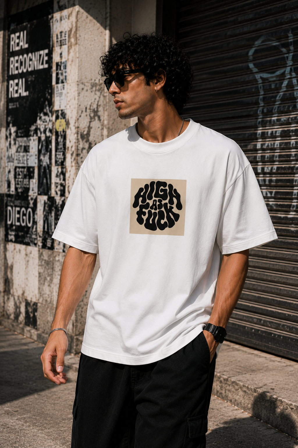 Hide and Seek Oversized Graphic T-Shirt