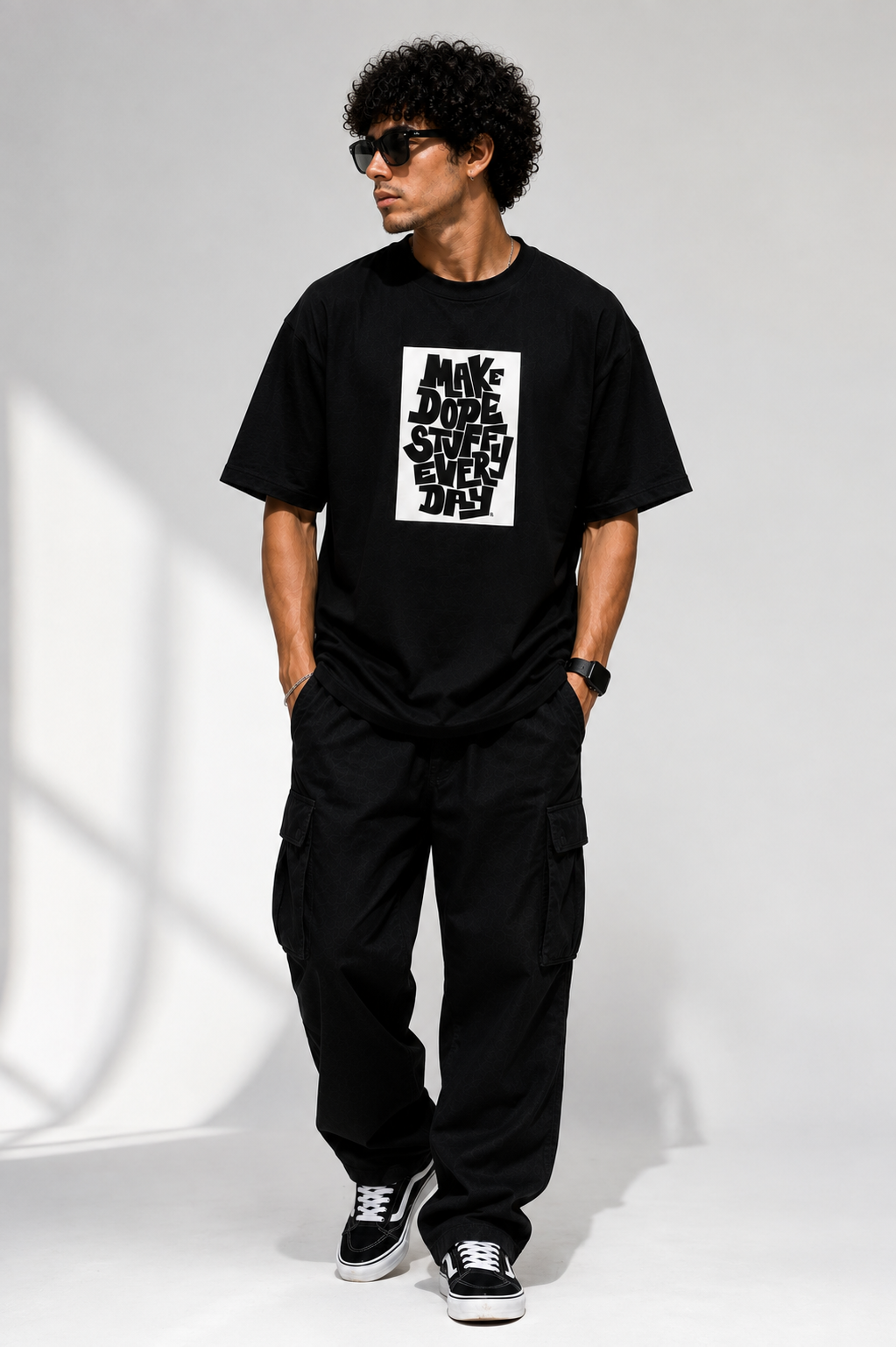 Make Dope Stuff Oversized Graphic T-Shirt