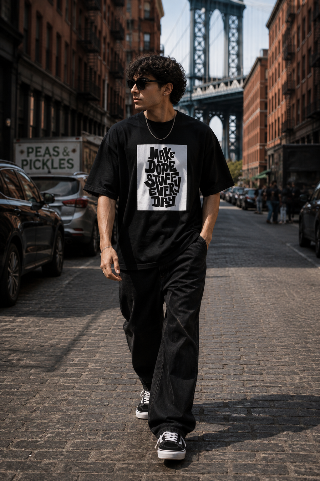 Make Dope Stuff Oversized Graphic T-Shirt