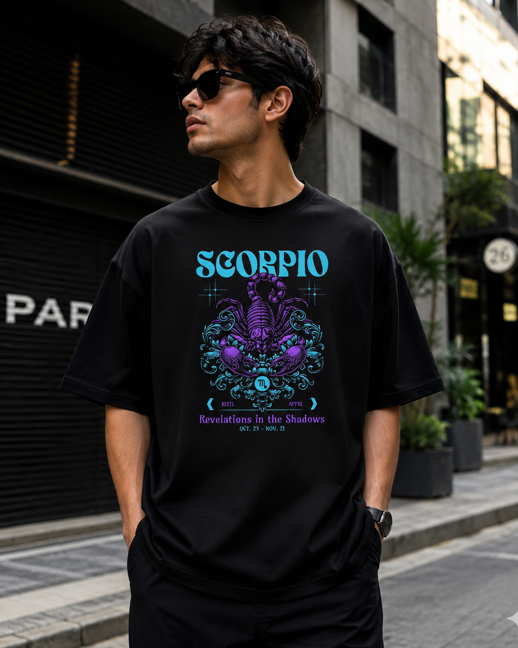 Scorpio Oversized Graphic T-Shirt