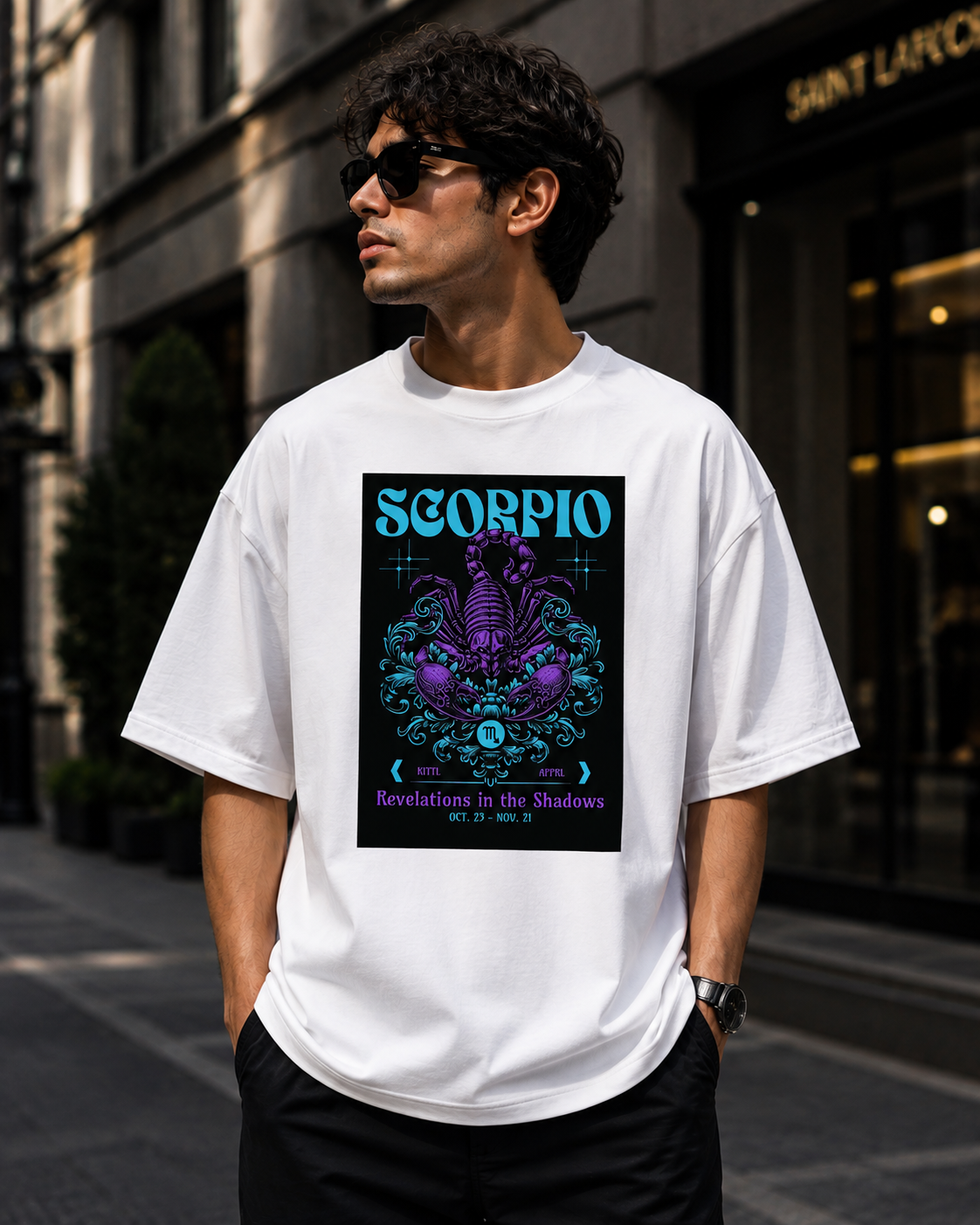 Scorpio Oversized Graphic T-Shirt