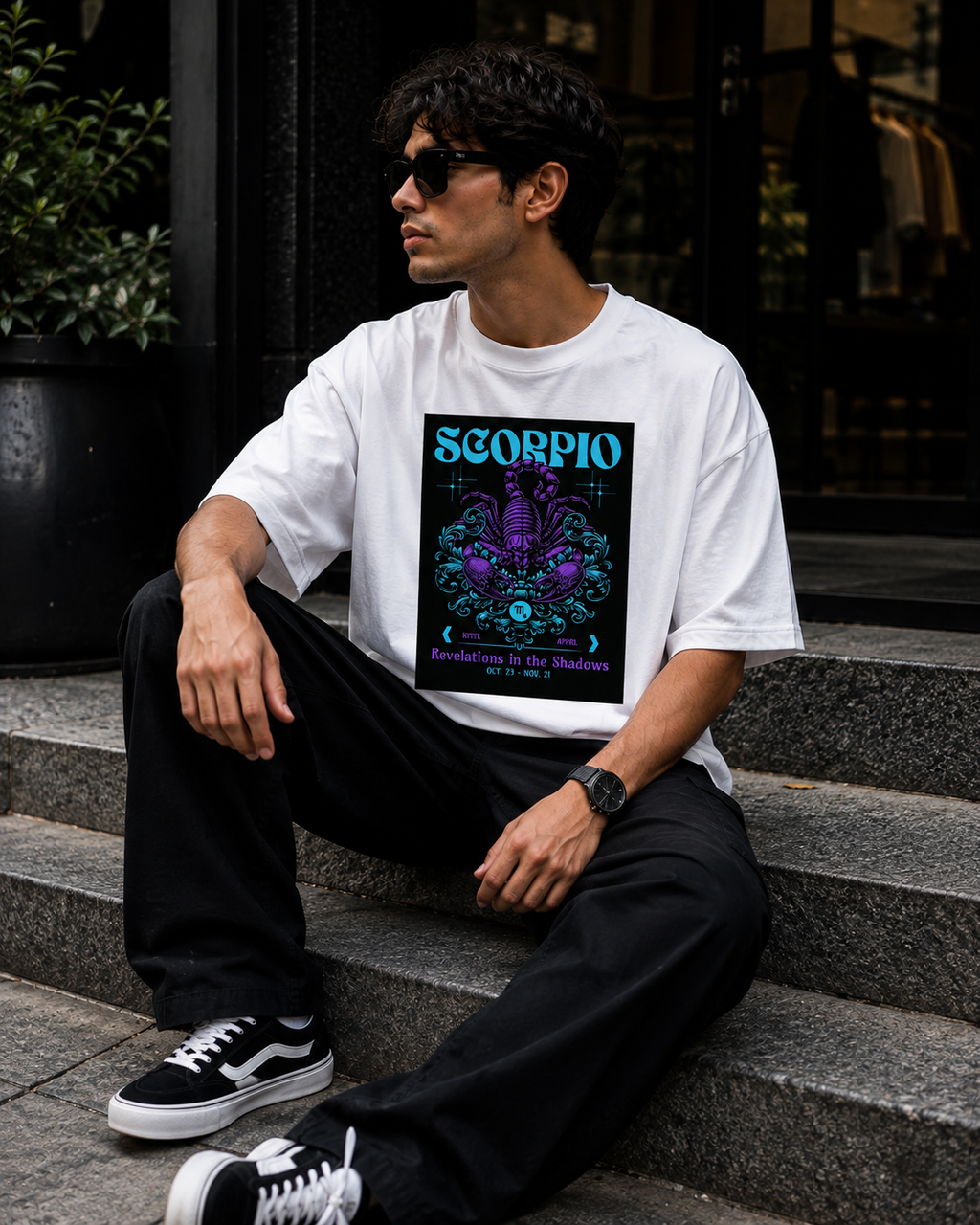 Scorpio Oversized Graphic T-Shirt