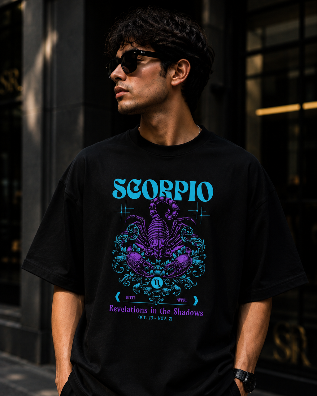Scorpio Oversized Graphic T-Shirt