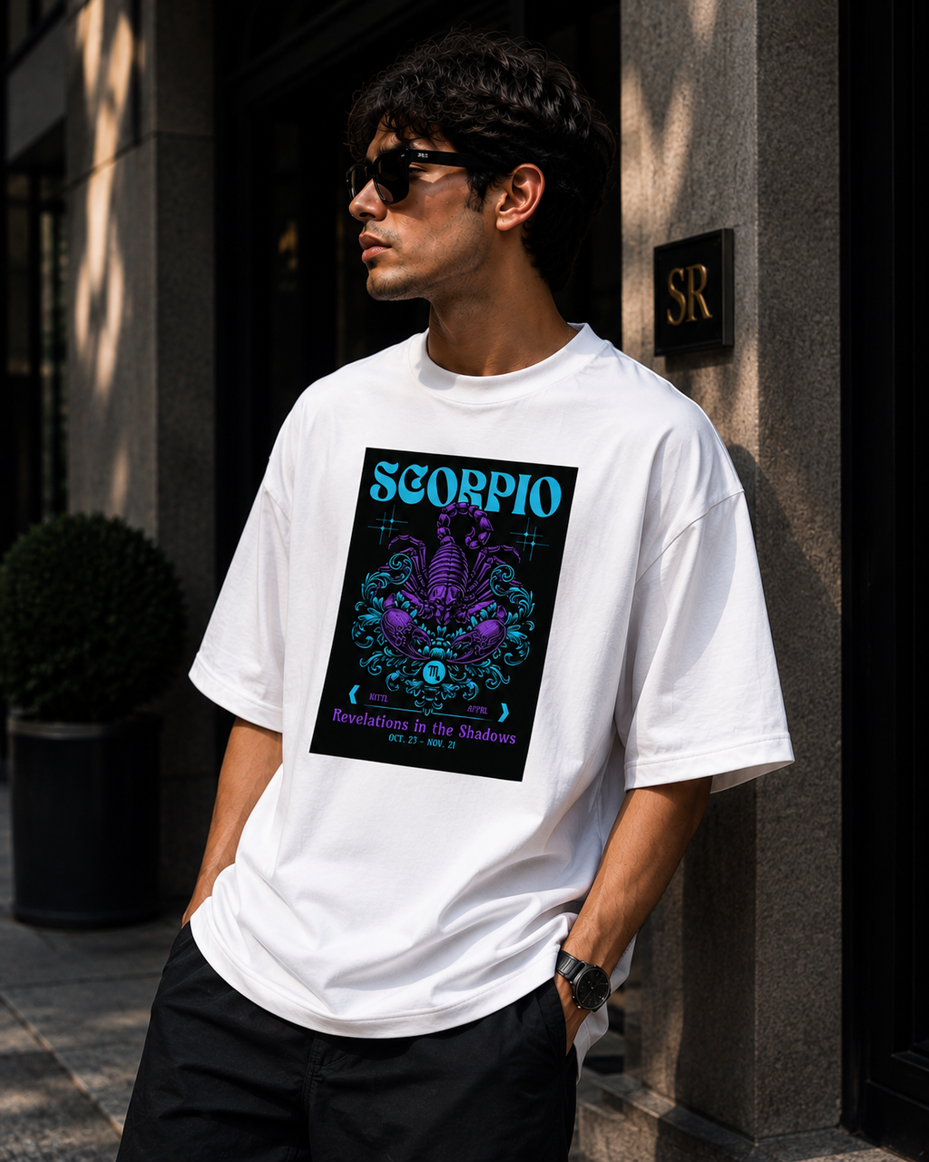 Scorpio Oversized Graphic T-Shirt
