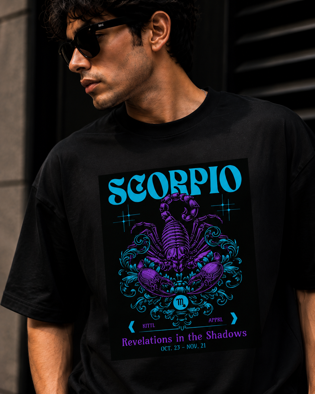 Scorpio Oversized Graphic T-Shirt