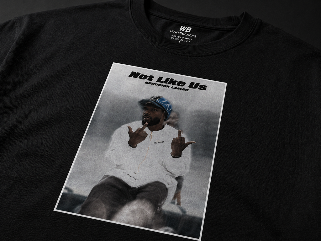 Not Like Us Oversized Graphic T-Shirt