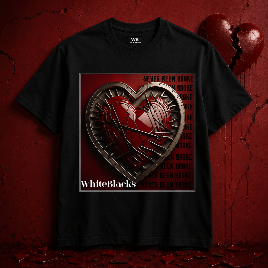 Never Been Broke Oversized Graphic T-Shirt