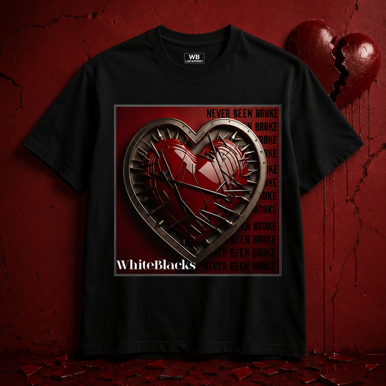 Never Been Broke Oversized Graphic T-Shirt