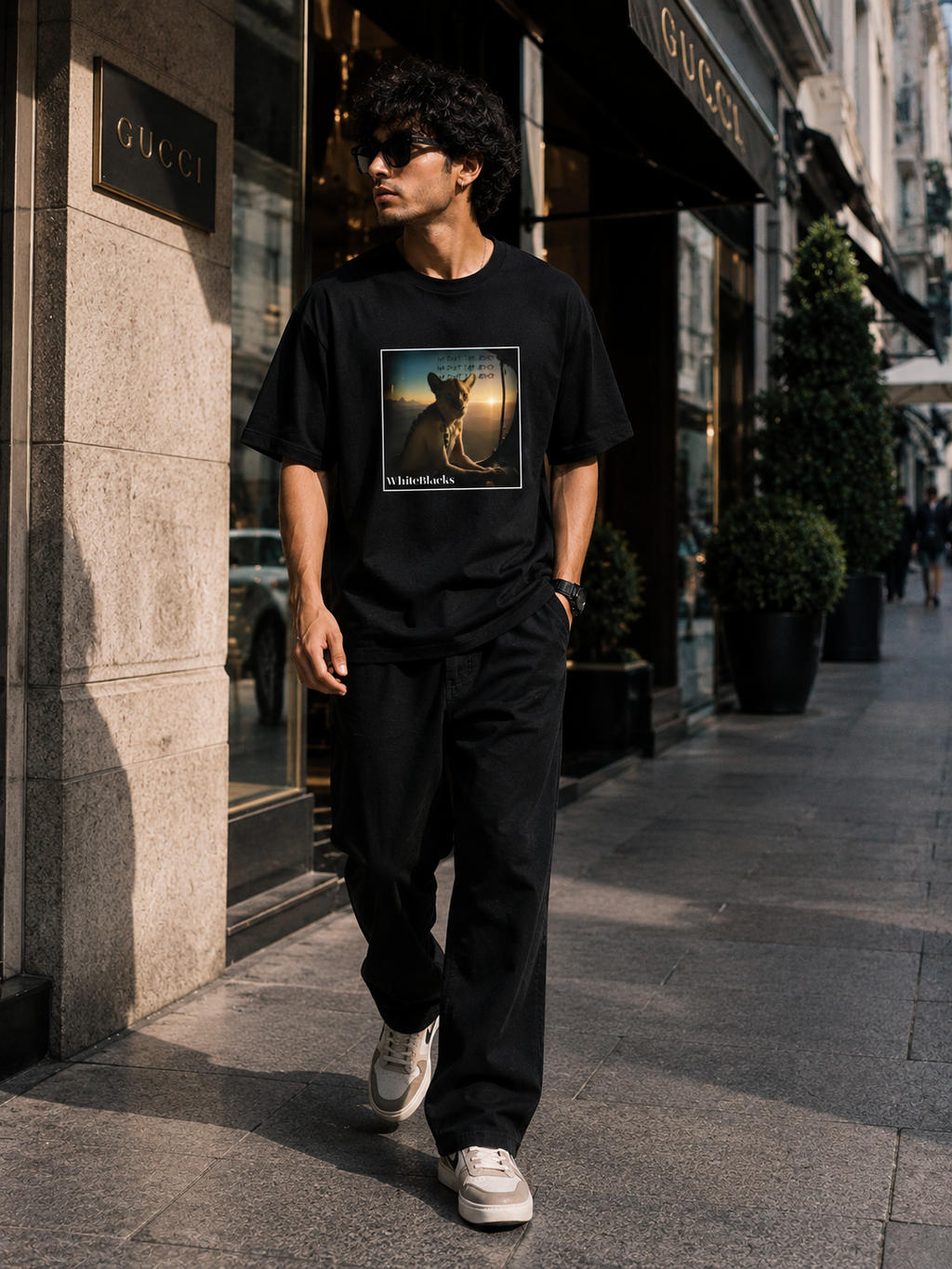 We Don't Take Advice Oversized Graphic T-Shirt