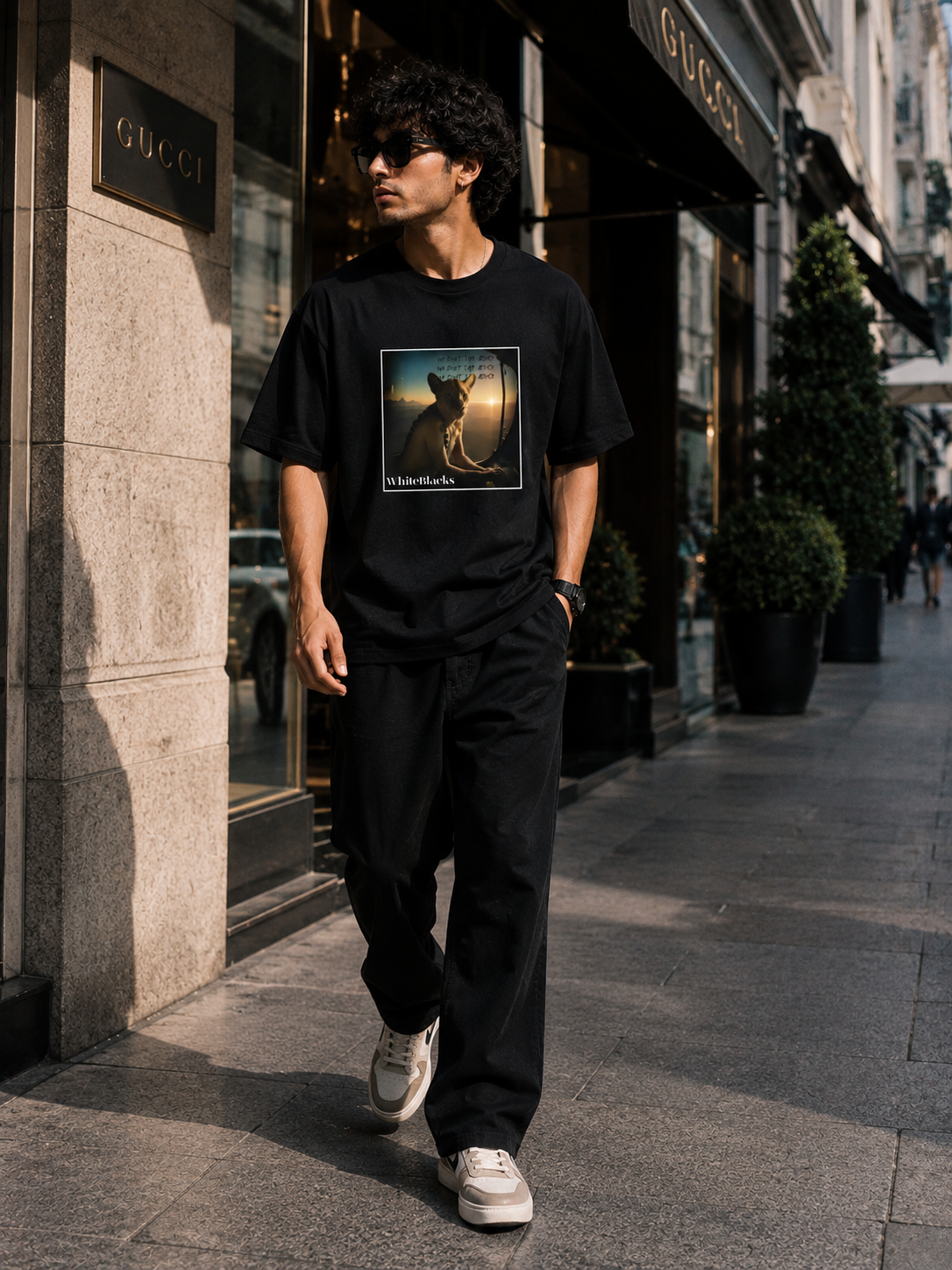 We Don't Take Advice Oversized Graphic T-Shirt
