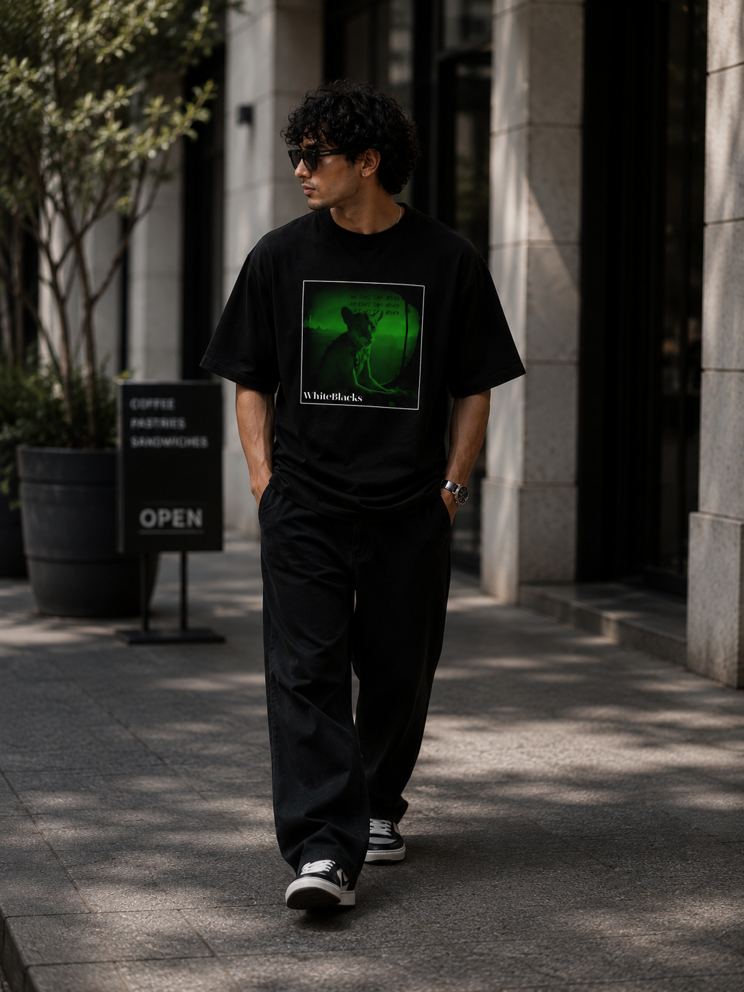 We Don't Take Advice Filtered Oversized Graphic T-Shirt