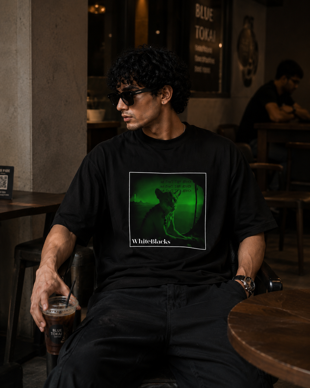 We Don't Take Advice Filtered Oversized Graphic T-Shirt