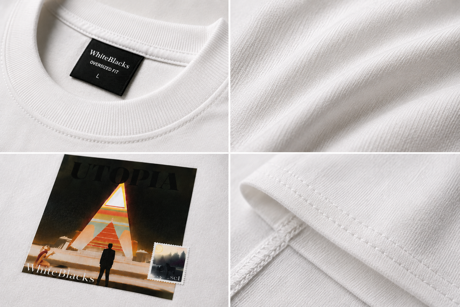 Utopia Oversized Graphic T-Shirt