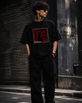 Real Comes First Filtered Oversized Graphic T-Shirt