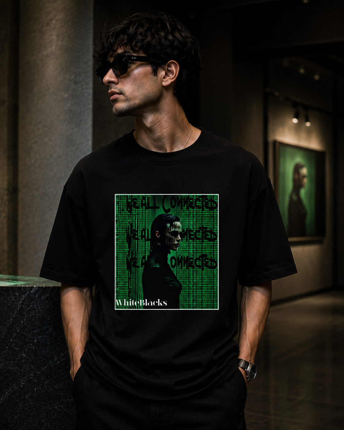 Real Comes First Oversized Graphic T-Shirt