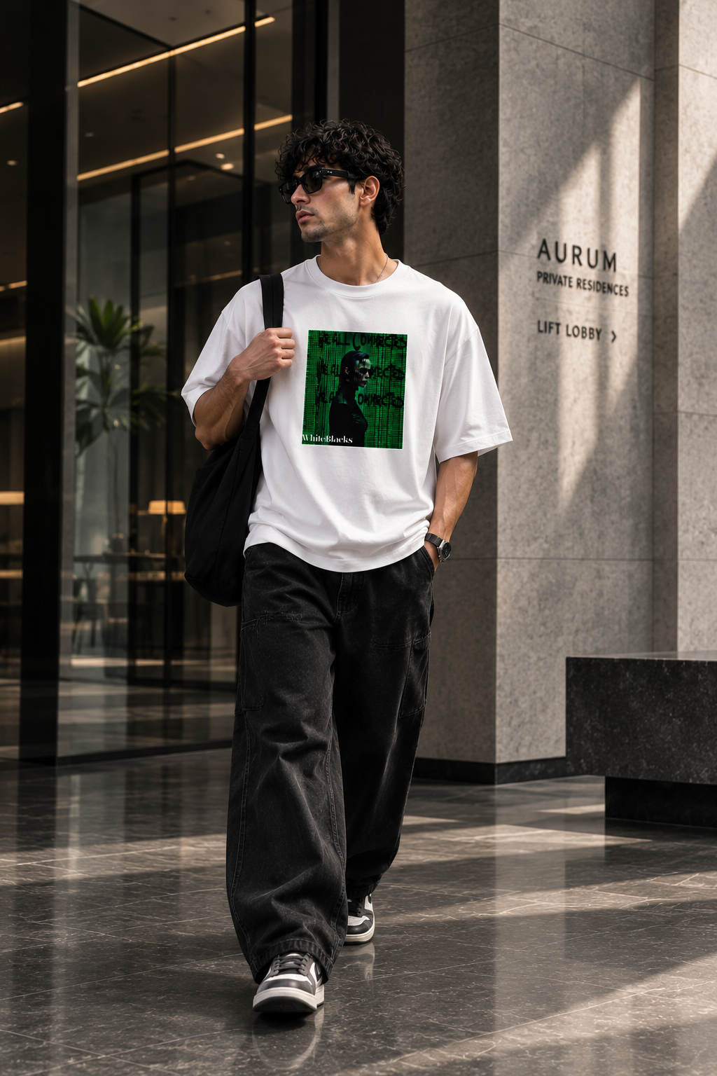 Real Comes First Oversized Graphic T-Shirt