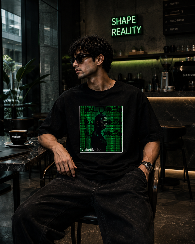 Real Comes First Oversized Graphic T-Shirt