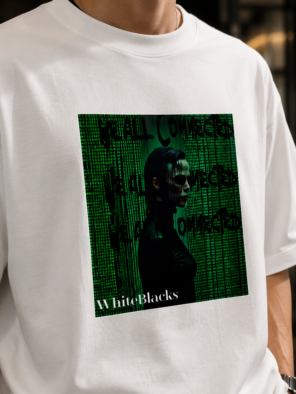 Real Comes First Oversized Graphic T-Shirt