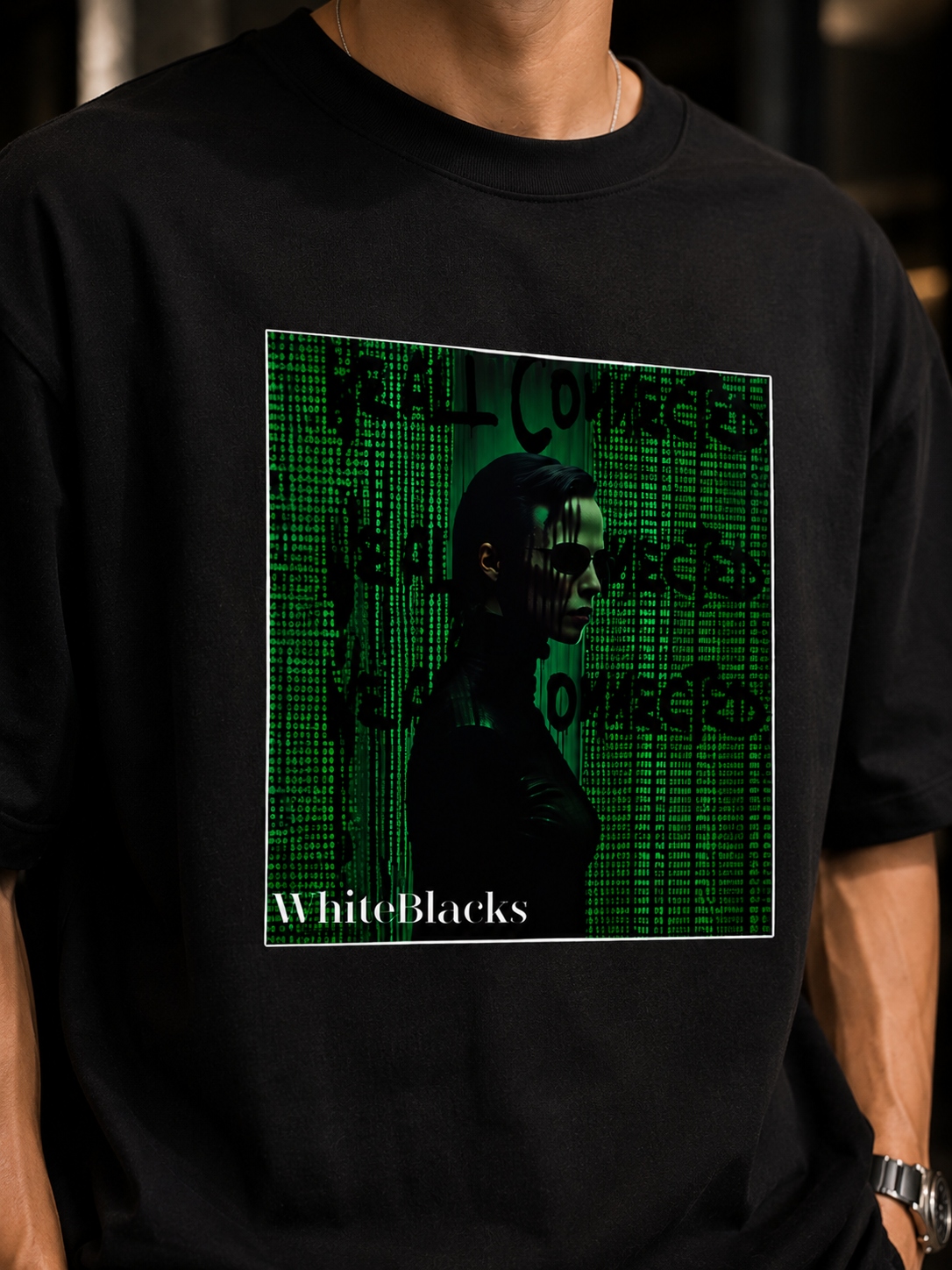 Real Comes First Oversized Graphic T-Shirt