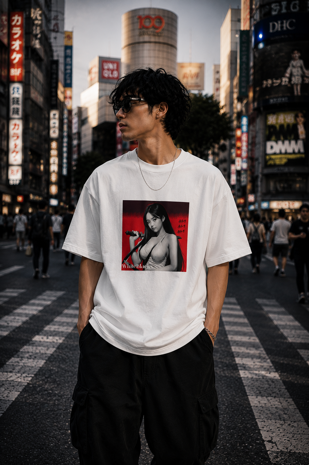 Anime Oversized Graphic T-Shirt