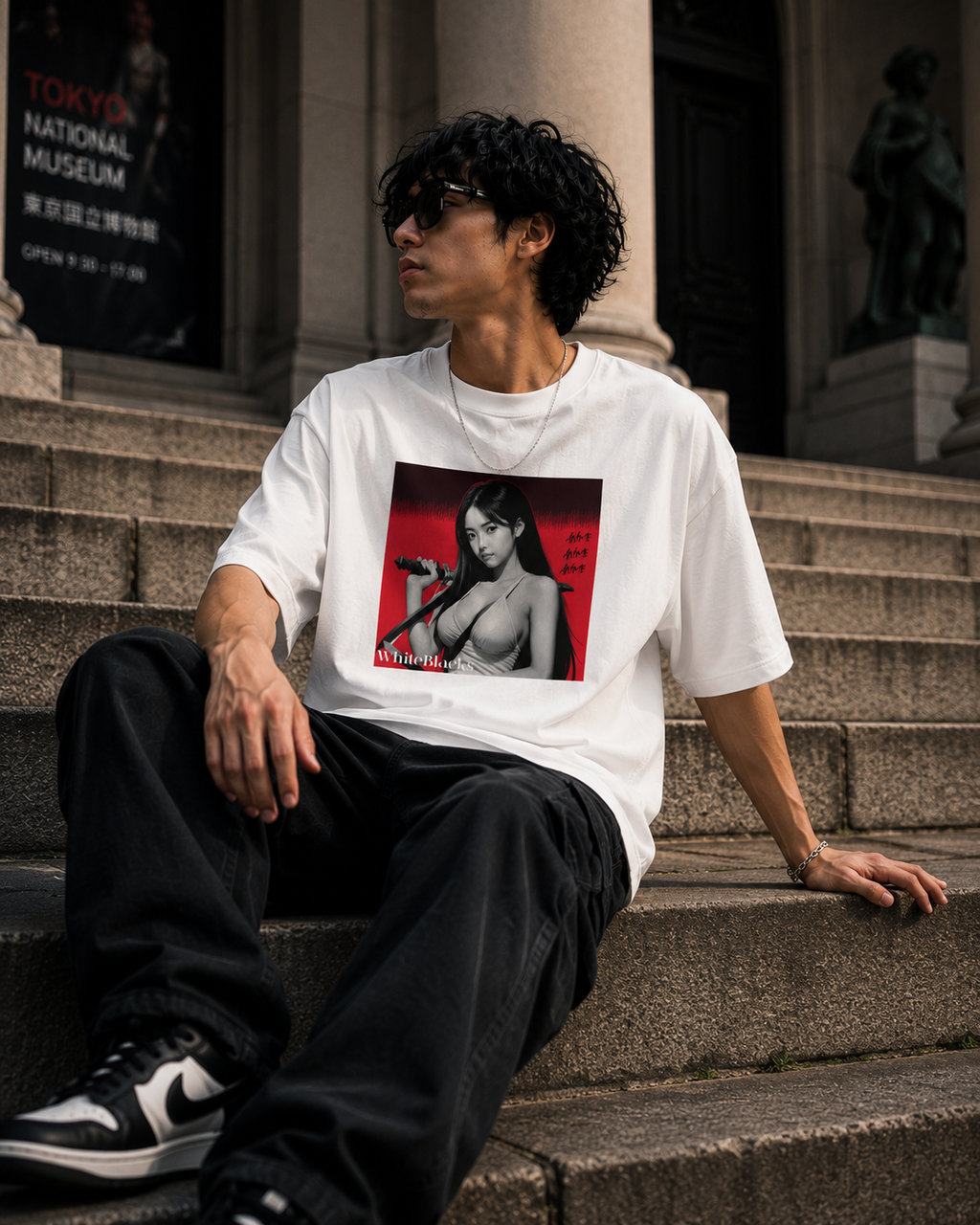 Anime Oversized Graphic T-Shirt