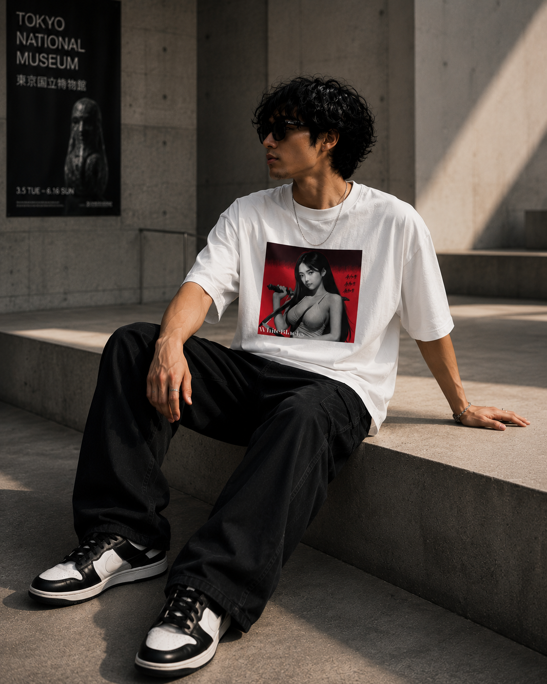 Anime Oversized Graphic T-Shirt