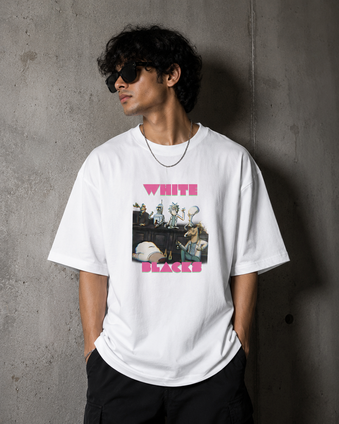 After Hours Oversized Graphic T-Shirt