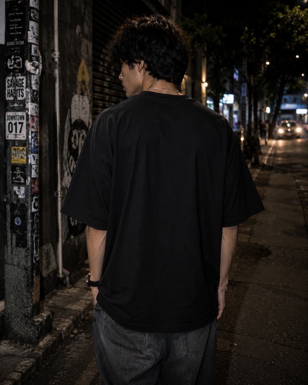 After Hours Oversized Graphic T-Shirt