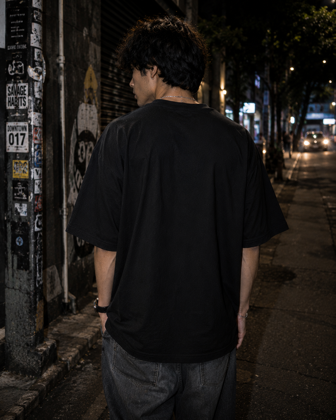After Hours Oversized Graphic T-Shirt