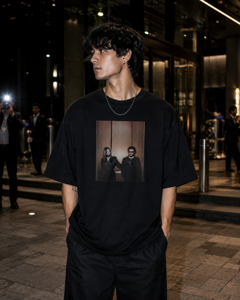 Two Sides Oversized Graphic T-Shirt