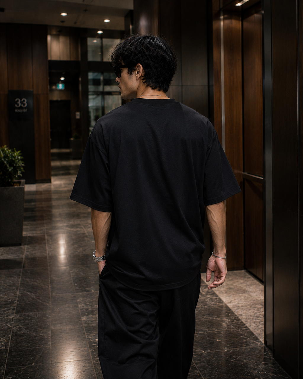 Two Sides Oversized Graphic T-Shirt