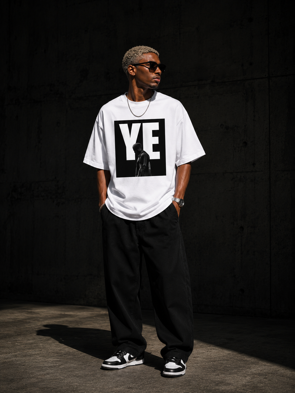 YE Oversized Graphic T-Shirt