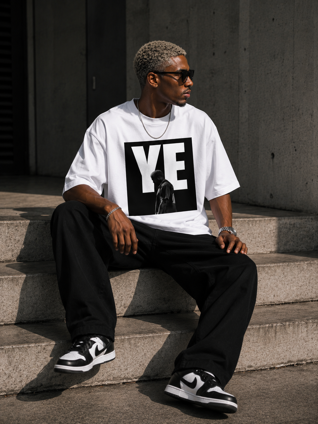 YE Oversized Graphic T-Shirt