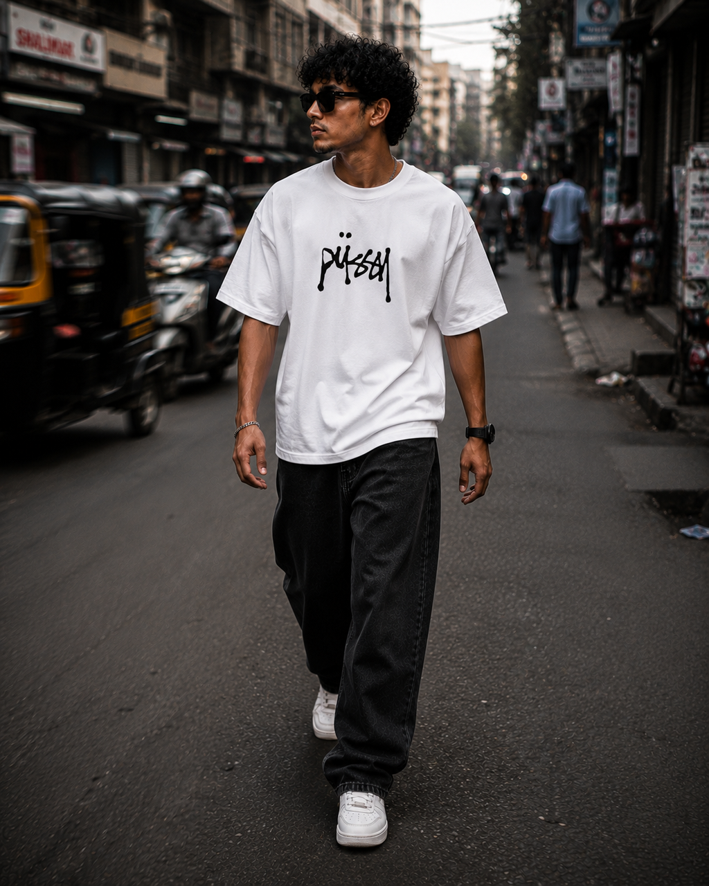 Stüssy Oversized Graphic T-Shirt