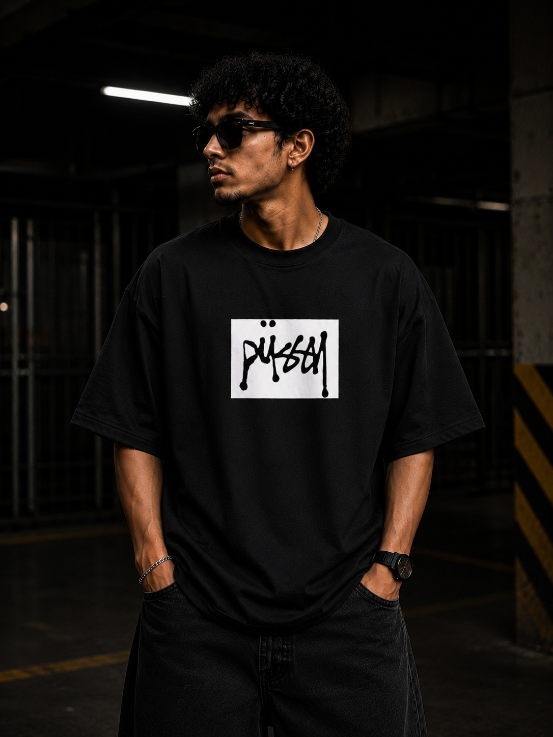 Stüssy Oversized Graphic T-Shirt