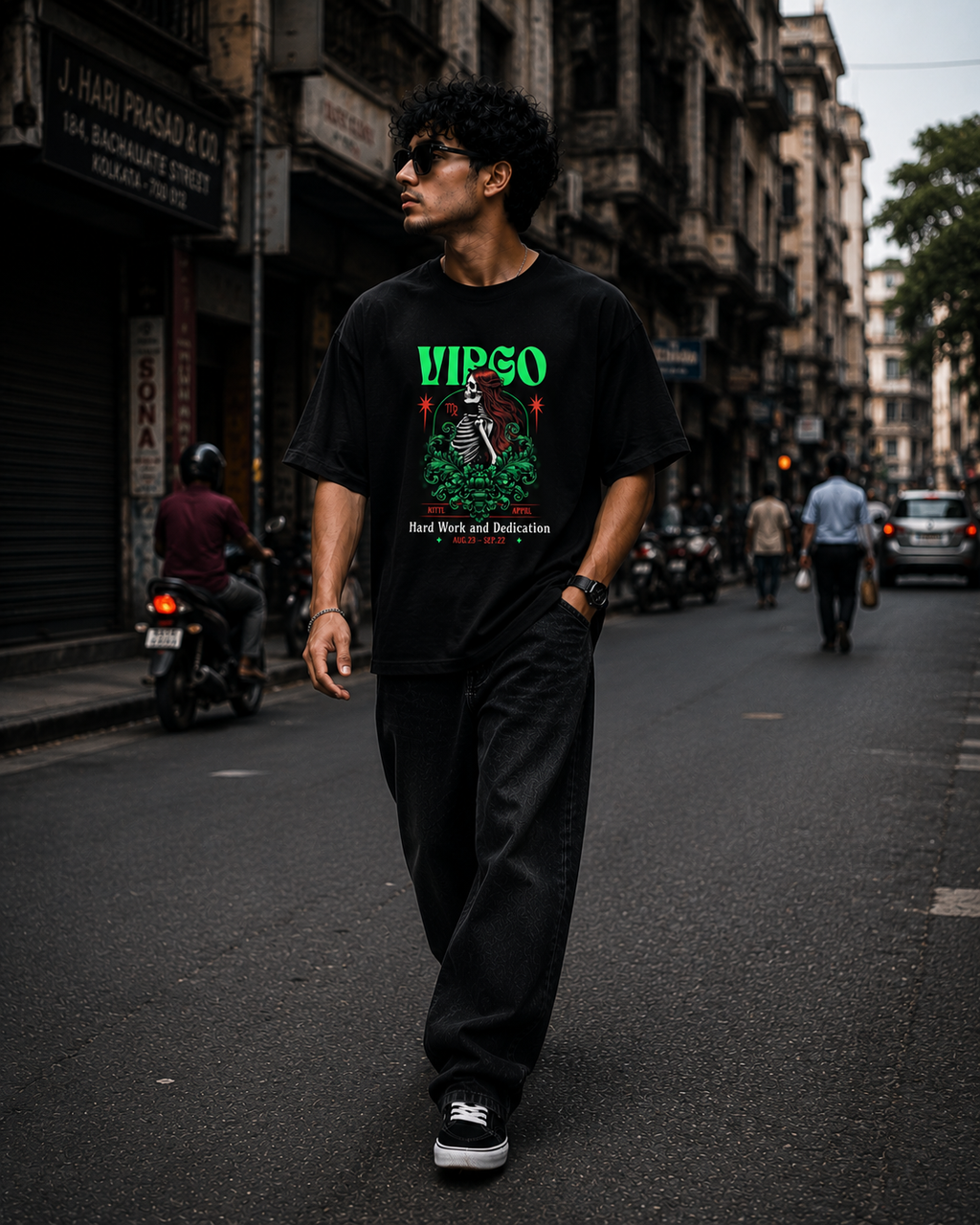 Virgo Oversized Graphic T-Shirt