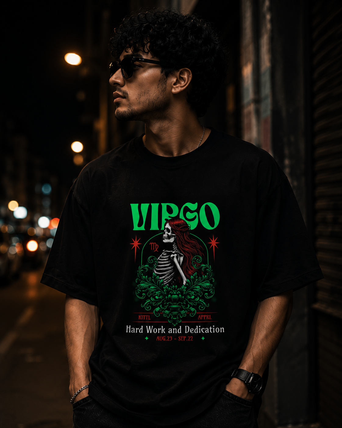 Virgo Oversized Graphic T-Shirt