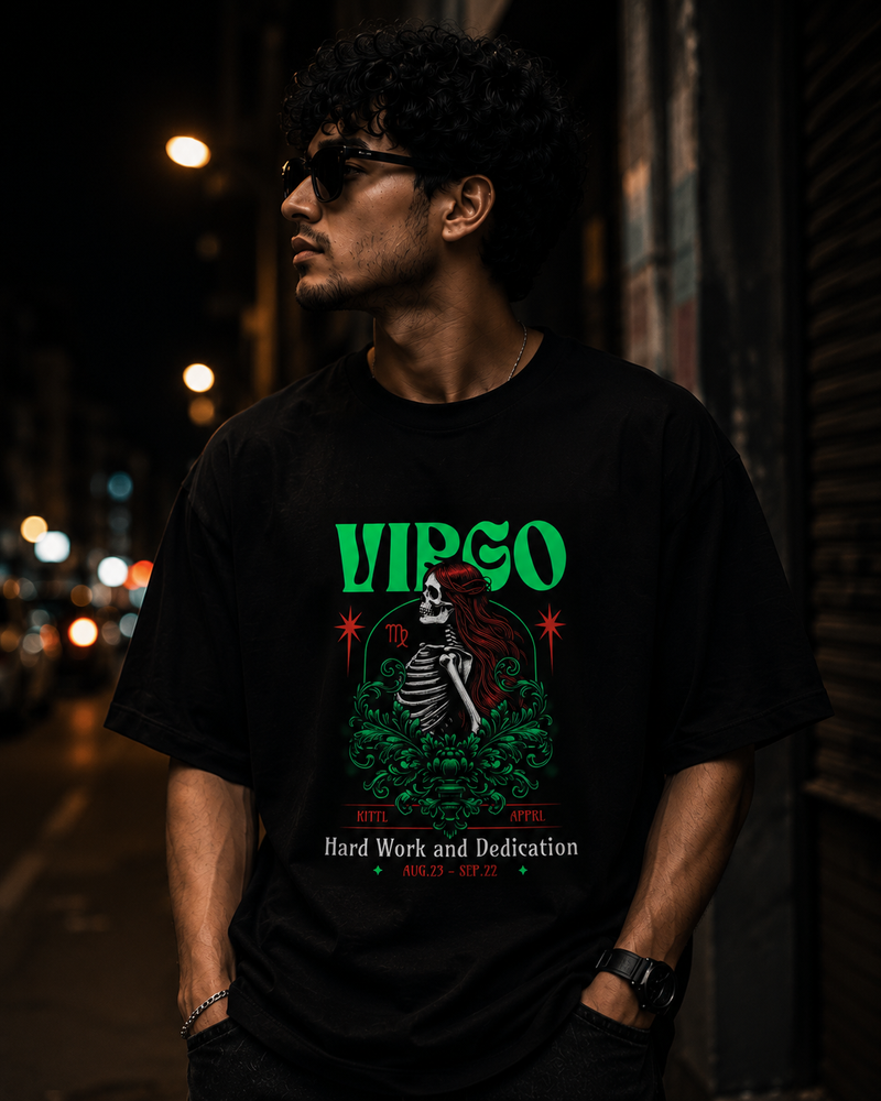 Virgo Oversized Graphic T-Shirt