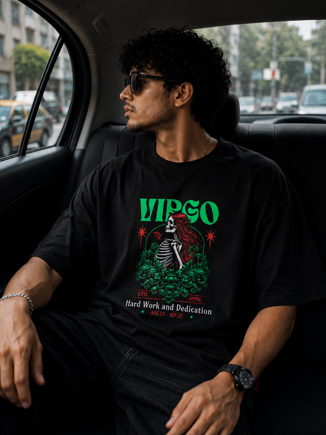 Virgo Oversized Graphic T-Shirt