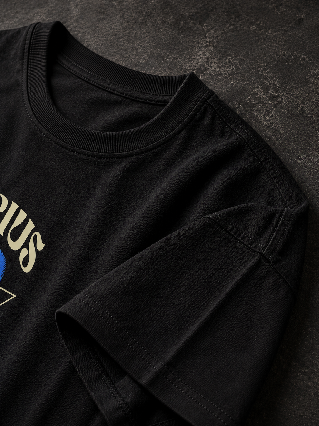 Aquarius Zodiac Oversized Graphic T-Shirt