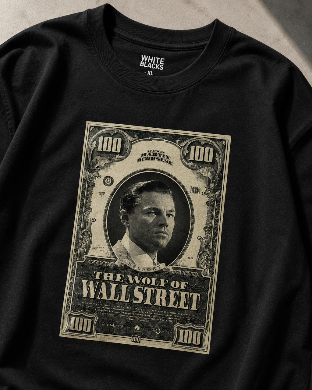 Wolf of Wall Street Oversized Graphic T-Shirt