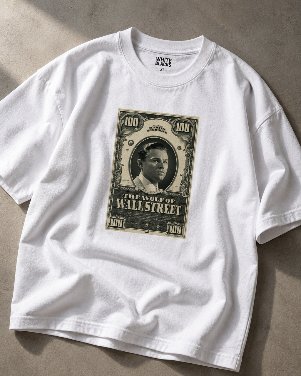 Wolf of Wall Street Oversized Graphic T-Shirt
